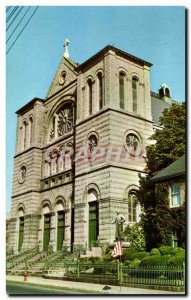 Old Postcard John The Baptist Roman Catholic Church Merrimac Street Lowell Mass