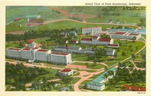 AR, Logan, Arkansas, State Sanatorium, Curteich No. 6B122-N