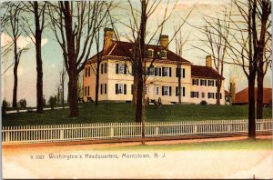 Washingtons Headquarters Morristown New Jersey NJ Undivided Back Postcard UNP 