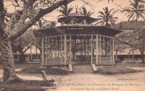 MUSIC KIOSK BAND STAND NOUMEA NEW CALEDONIA OCEANIA POSTCARD (c. 1910)