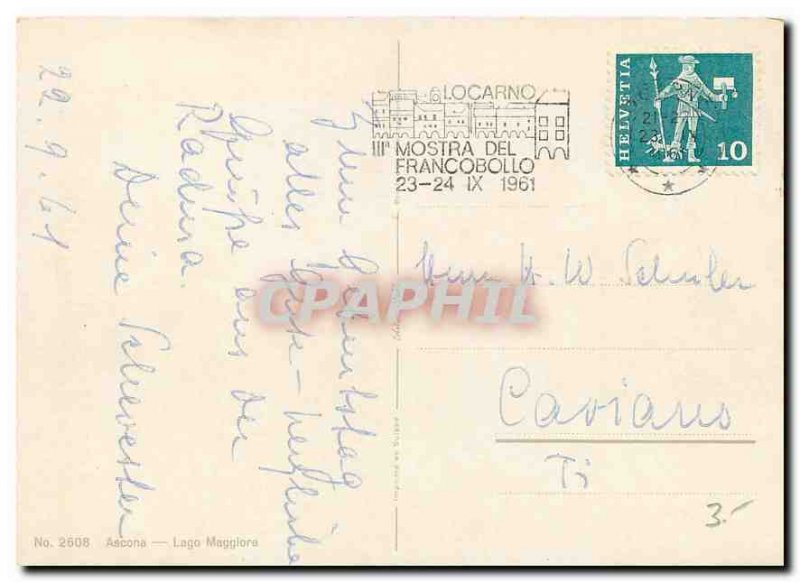 Modern Postcard Ascona Lago Maggiore