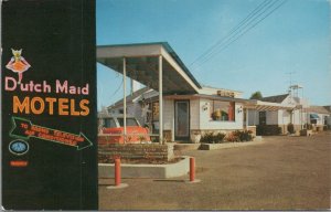 Postcard Dutch Maid Motels Woodbridge Amboy NJ