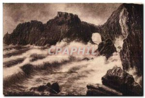 Old Postcard The castle of Dinant Camaret