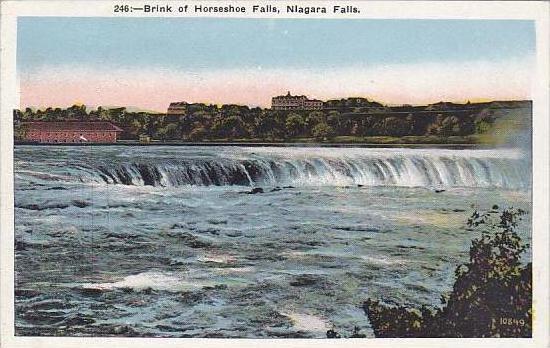 New York Niagara Falls Brink Of Horseshoe Falls