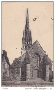 PONT-CROIX, Eglise Notre-Dame de Roscudou Facade Occidentale, Finistere, Fran...