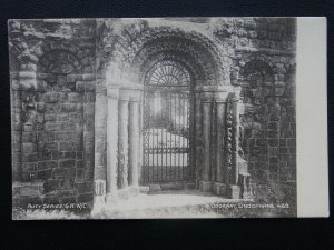 Northumberland The Holy Island LINDISFARNE West Doorway - Old Postcard