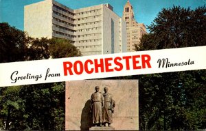 Greetings From Rochester Minnesota Split View