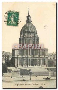 CARTE Postale Old Paris Le Dome des Invalides