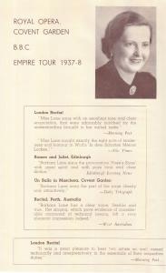 Barbara Lane Cuthbert Matthews Opera BBC Radio 1930s Surrey Tour Programme s