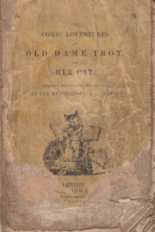 The Comic Adventures Of Old Dame Trot & Her Cat 1820 Victorian Book