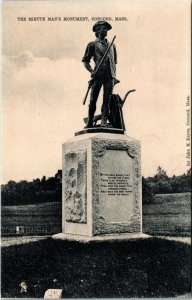 Raphael Tuck Postcard MA Concord The Minute Man's Monument ~1910 H21
