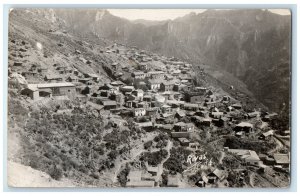 Nicaragua RPPC Photo Postcard Buildings on an Inclined Road c1910 Rivas Photo