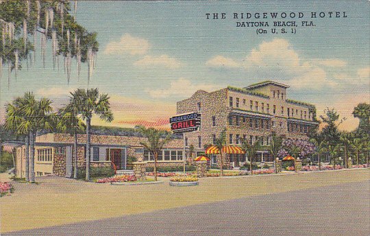 Riviera Hotel Daytona Florida Curteich