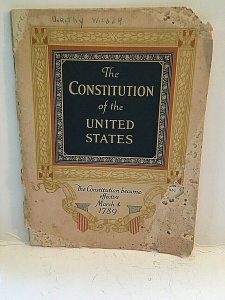 Vintage Booklet, The Constitution of the United States . 14 pages. 1920s. Y4