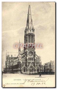 Old Postcard Antwerp L & # 39Eglise St Willebrord