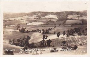 Maryland Keyser Ridge Oakland Road Real Photo RPPC