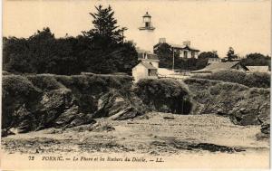 CPA PORNIC Le Phare et les Rochers du Diable (610722)