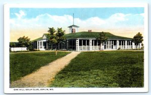 JOPLIN, Missouri MO ~ OAK HILL GOLF CLUB  c1920s Golf Course  Postcard
