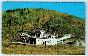 Gold Dredge near Dawson City YUKON CANADA Postcard