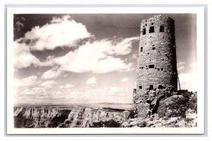 Postcard Watch Tower Grand Canyon Arizona RPPC Real Photo