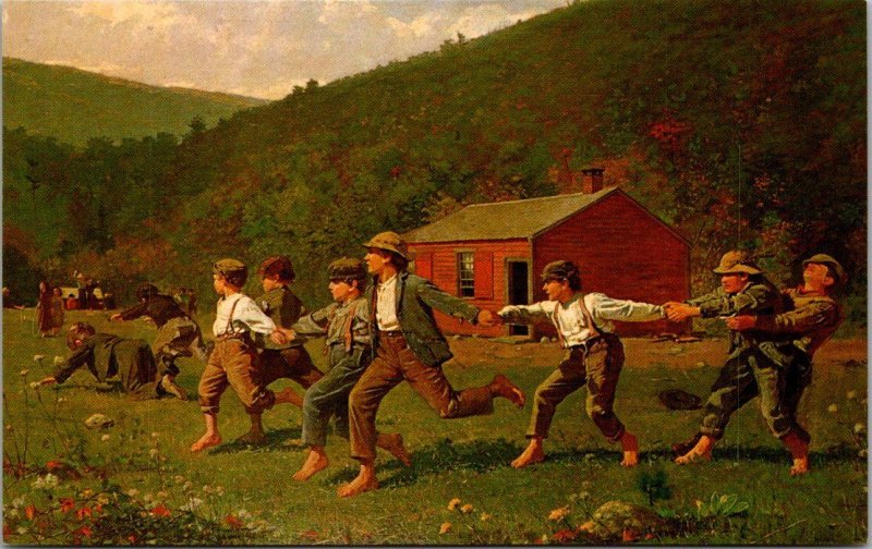 Ohio Younstown Butler Institute Of American Art Snap The Whip By Winslow Homer