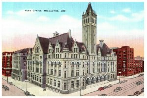 Main Post Office Building Milwaukee Wisconsin Postcard