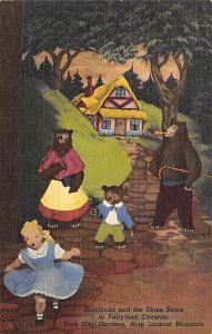 Goldilocks and the Three Bears in Fairyland Caverns Lookout Mountain, Georgia...