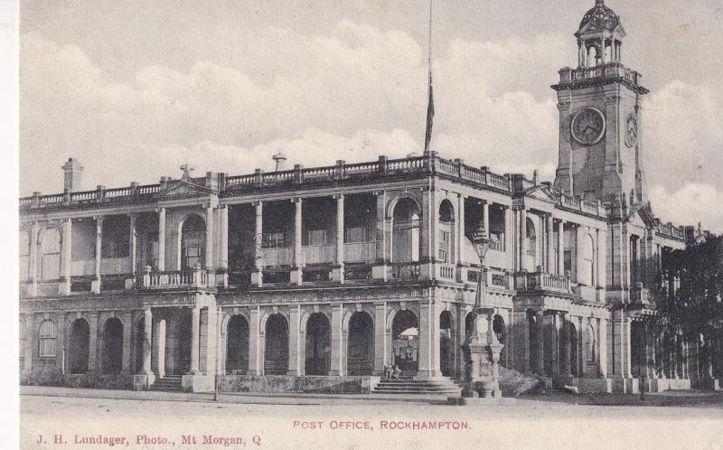 Post Office Rockhampton Queensland Australia Postcard