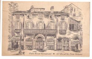 New Orleans LA Patio Royal Restaurant Host Ad Given Davis