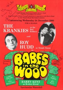 The Krankies Babes In The Wood Hand Signed Pantomime Theatre Fler