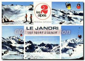 Postcard Modern 2 Alpes Ski Chairlifts And De La Toura