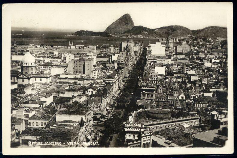 brazil, RIO DE JANEIRO, Vista parcial (1940s) RPPC