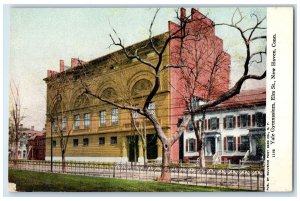 c1905's Yale Gymnasium Building Elm Street New Haven Connecticut CT Postcard