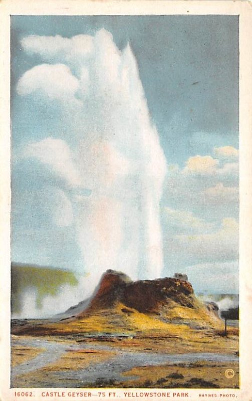 Castle Geyser Yellowstone Park, USA Unused 