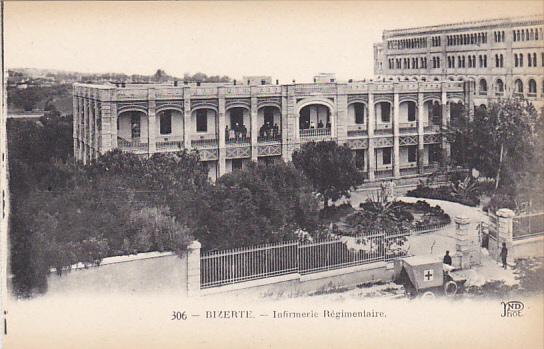 Tunisia Bizerte Infirmerie Regimentaire Military Hospital