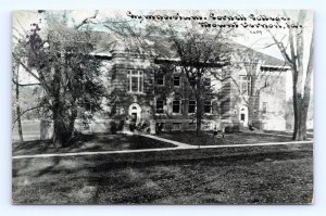 Gymnasium Building Cornell College Mt Vernon Iowa IA DB Postcard P12