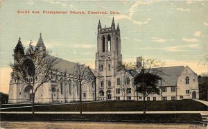 Cleveland Ohio 1912 Postcard Euclid Avenue Presbyterian Church 