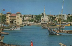 Bandirma Turkish River Boats Turkey Postcard