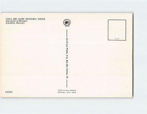 Postcard Lewis And Clark Residence Center University of Missouri Columbia MO USA