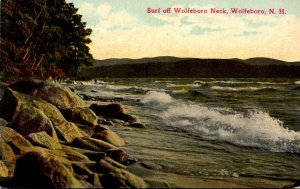 New Hampshire Wolfeboro Surf On Wolfeboro Neck 1912