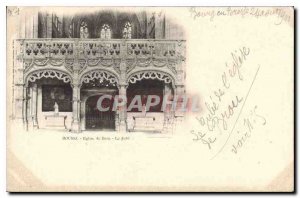 Postcard Old Brou Church Bourg the Jube