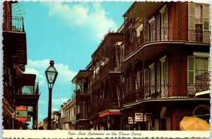 M-29304 Iron Lace Balconies in the Vieux Carre French Quarter of New Orleans ...