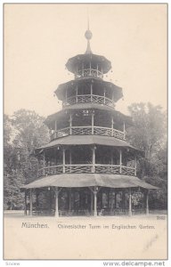 Chinesischer Turm In Englischen Garten, Munchen (Bavaria), Germany, 1910-1920s