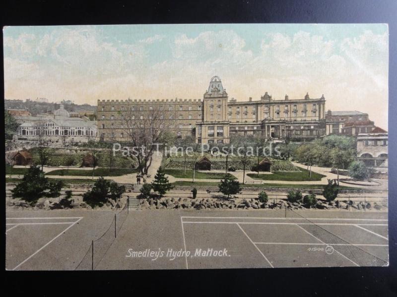 Derbyshire MATLOCK Smedley's Hydro & Tennis Courts c1905 by Valentine's