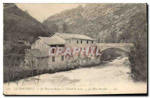 Old Postcard The Dauphine Bridge Royans Villard de Lans the bridge Rouillat