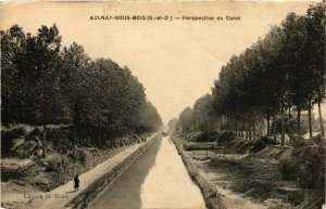 CPA AULNAY-sous-BOIS Perspective du Canal (983177)