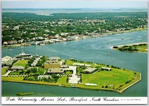 Duke University Marine Lab Beaufort North Carolina NC Island Buildings Postcard