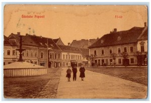 c1910 Fo-ter Greetings From Paparol Veszprém County Hungary Postcard