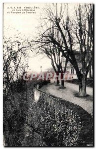 Angouleme - A picturesque corner of Rampart of Beaulieu - Old Postcard