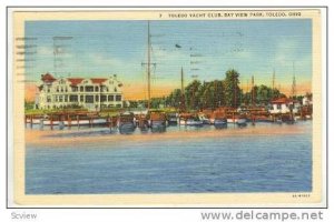 Toledo Yacht Club, Bay View Park, Toledo, Ohio, PU-1950